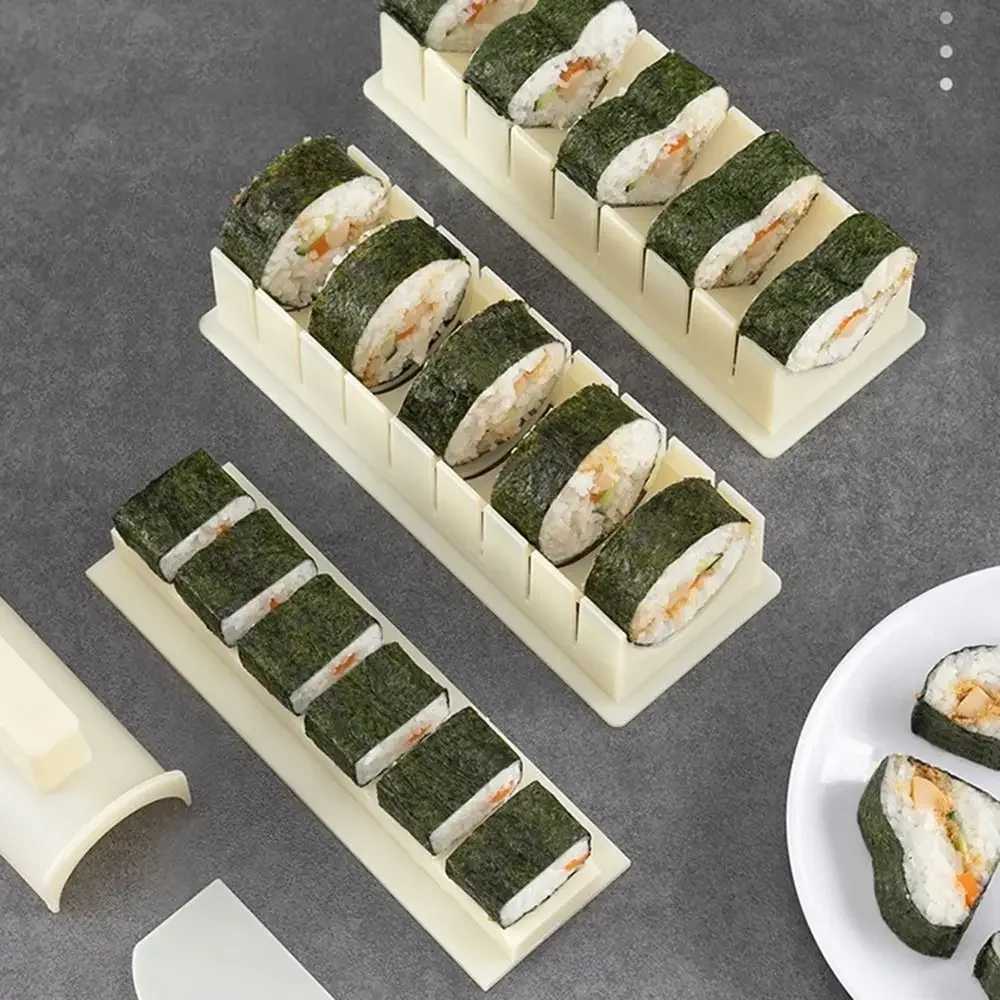 寿司作りキット3点セット。プラスチック製のキムバップ寿司ロー - Sushi Making Kit のレビューと価格