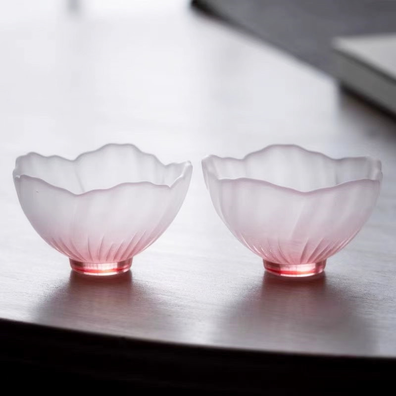 和風のピンク色の耐熱ガラス製ボウル、マスターカップ、茶葉を淹 - Japanese Tea のレビューと価格