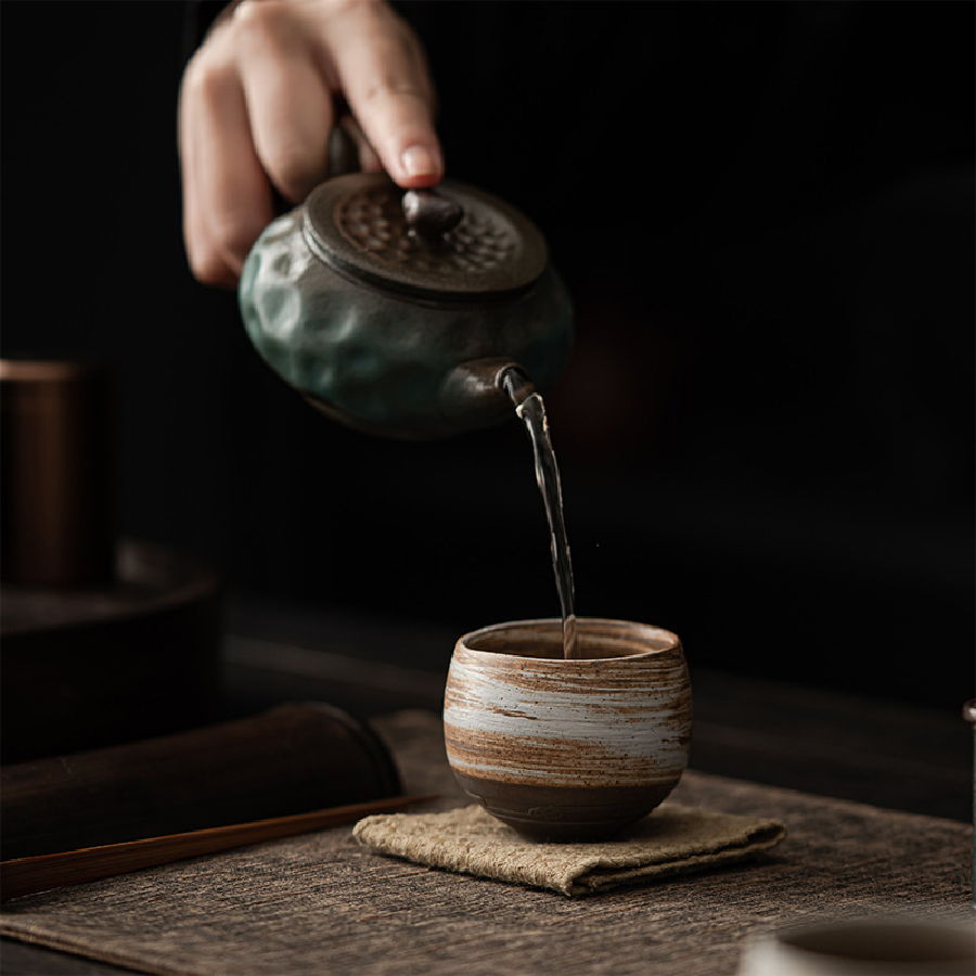 80ml 日本風手作り炻器茶碗 カンフー茶器セット 茶碗 小 - Japanese Pottery のレビューと価格