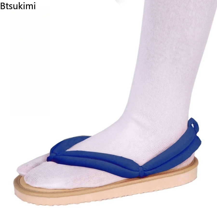 大きいサイズの日本アニメコスプレシューズ、下駄サンダル、ビー - Geta Wooden Sandal のレビューと価格