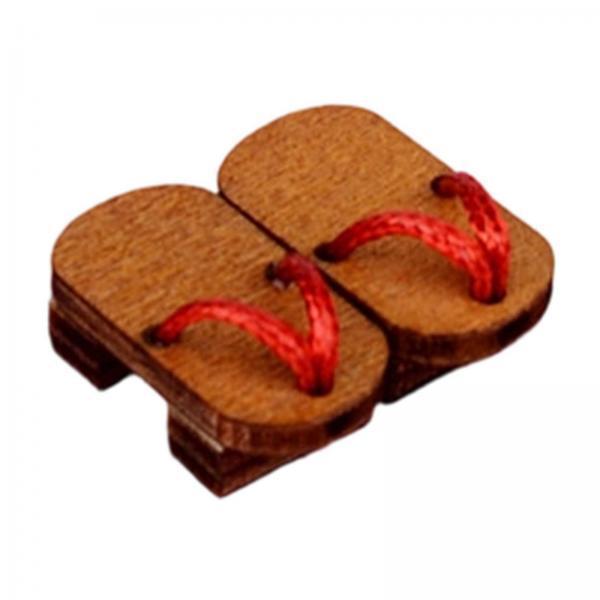 手作りのミニ木製下駄（ゲタ）人形用。日本のスタイル。OB11 - Geta Wooden Sandal のレビューと価格