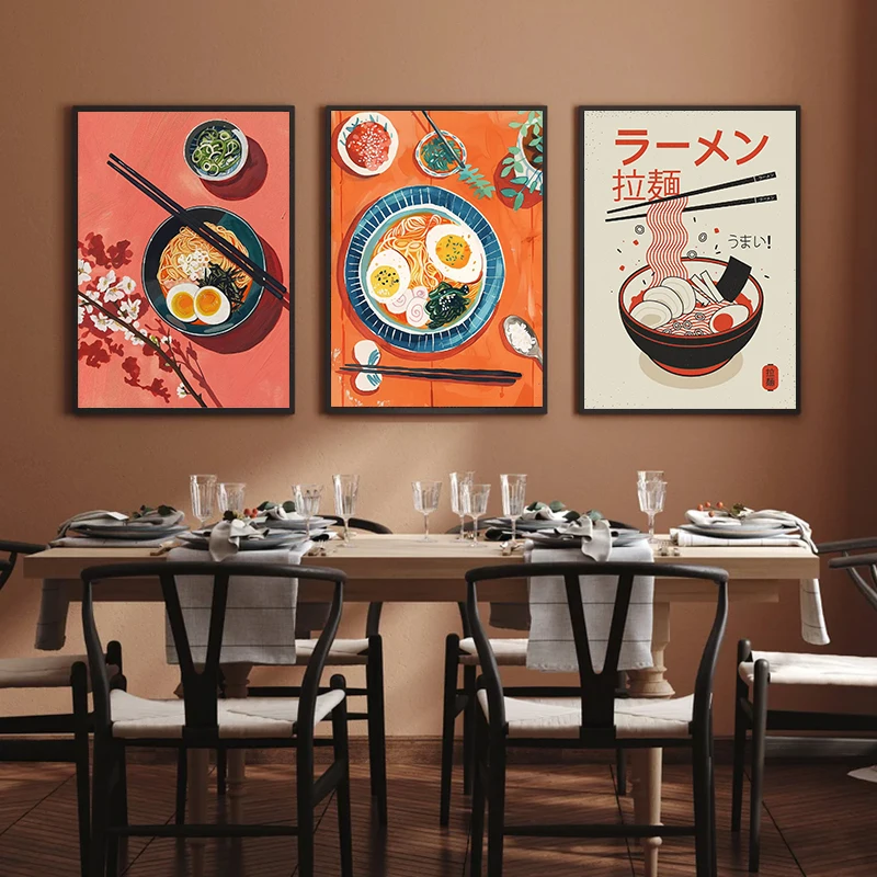 抽象的な日本のフラットスタイル、美味しいラーメン、食品アート - Japanese Restaurant Lifestyle のレビューと価格