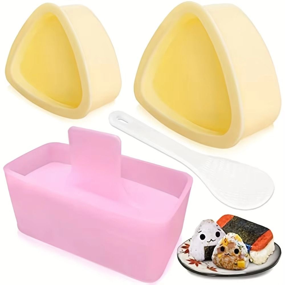 丈夫なDIY寿司型メーカー、焦げ付き防止の三角形ご飯型、むす - Sushi Making Kit のレビューと価格